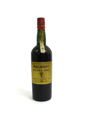 Lot 2157A - Malmsey Solera 1863, bottled by Leacock & Co