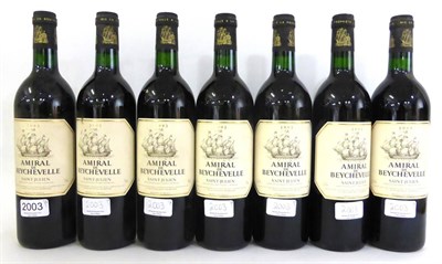 Lot 2003 - Chateau Beychevelle 1993, St Julien (x7) (seven bottles)