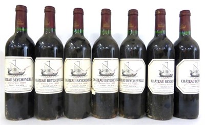 Lot 2005 - Chateau Beychevelle 1996, St Julien (x7) (seven bottles)