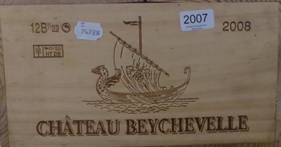 Lot 2007 - Chateau Beychevelle 2008, St Julien, owc (twelve bottles)