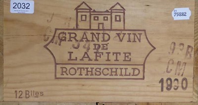 Lot 2032 - Chateau Lafite Rothschild 1990, Pauillac (x8) owc (eight bottles) U: all into neck