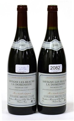 Lot 2082 - Domaine Bruno Clair Savigny Les Beaune la Dominode 2002 (x2) (two bottles) U: less than 1cm