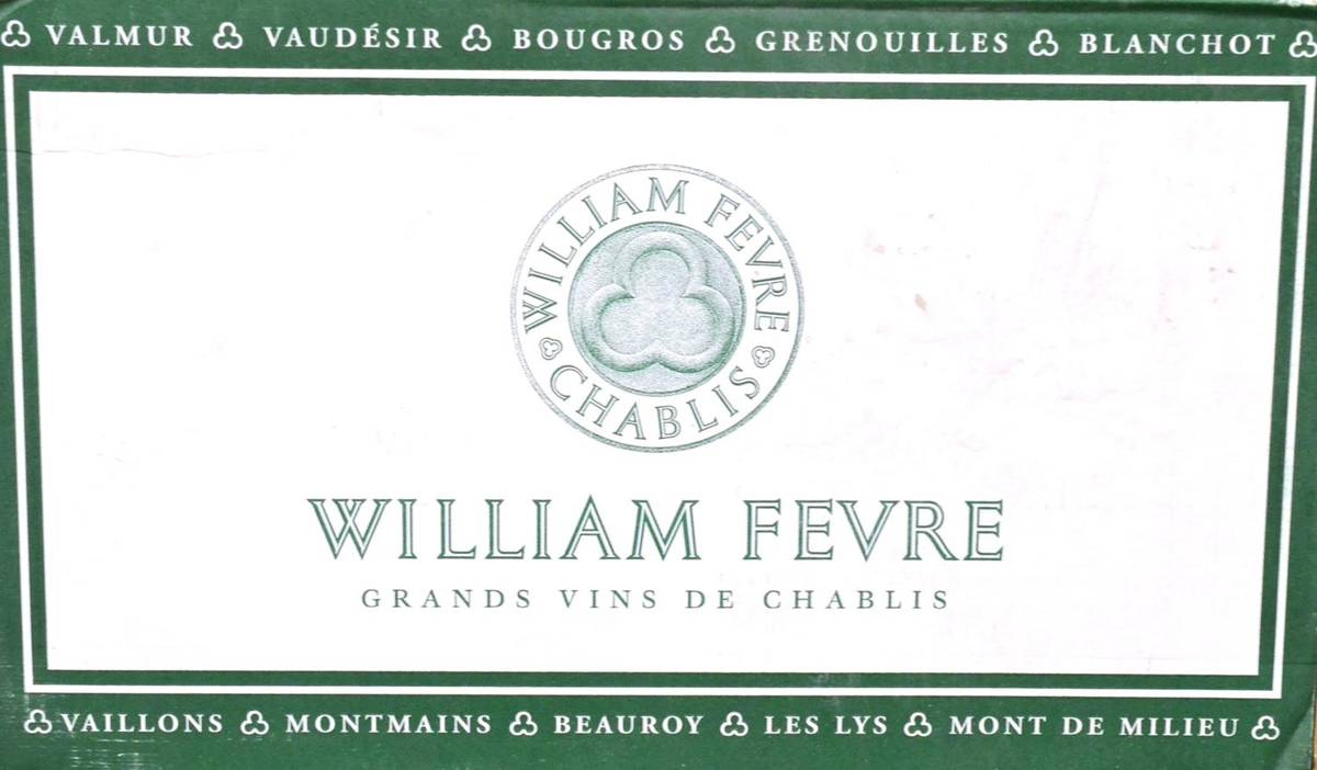 Lot 2084 - Domaine William Fevre Chablis 2012, half case, oc (six bottles)