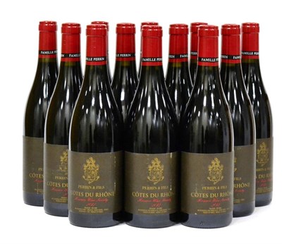 Lot 2091 - Cotes du Rhones Reserve Wine Society Perrin et Fils 2012, oc (twelve bottles)