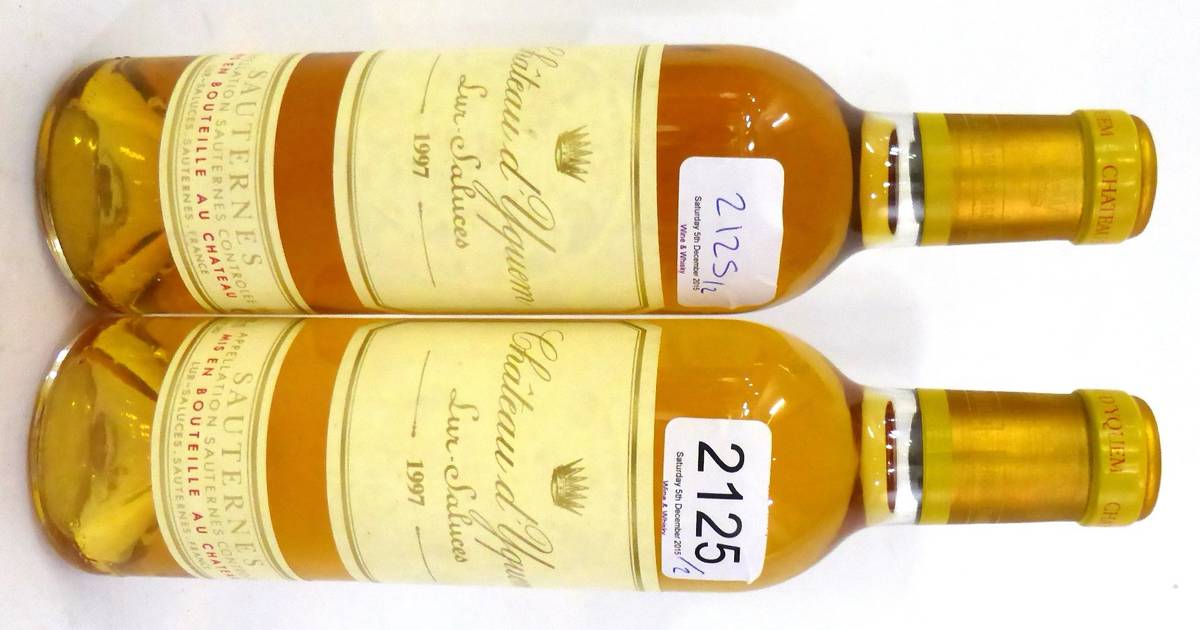 Lot 2125 - Chateau d'Yquem 1997, Sauternes, half bottle (x2) (two bottles)