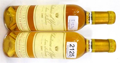 Lot 2125 - Chateau d'Yquem 1997, Sauternes, half bottle (x2) (two bottles)