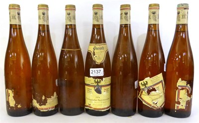 Lot 2137 - Pieroth Podersdorfer Beerenauslese 1976 (x7) (seven bottles) U: soiled labels and 5 labels missing