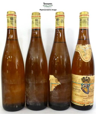 Lot 2138 - Pieroth Rudesheimer Burgweg Riesling Spatlese 1971 (x11) (eleven bottles) U: 8 labels missing,...