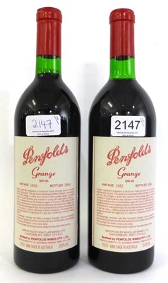 Lot 2147 - Penfolds Grange Bin 95 1982 (x2) (two bottles) U: into neck/top shoulder