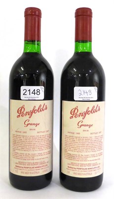 Lot 2148 - Penfolds Grange Bin 95 1985 (x2) (two bottles) U: top shoulder