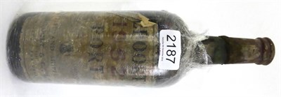 Lot 2187 - Niepoort's 1952 Port U: into neck, label attached with cling film