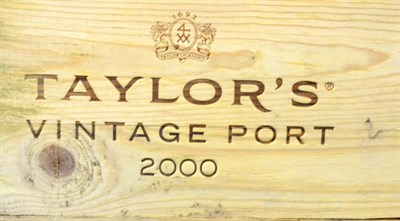 Lot 2197 - Taylor 2000, vintage port, owc (twelve bottles)