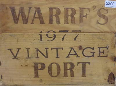 Lot 2200 - Warre 1977, vintage port, (x6) owc (six bottles)