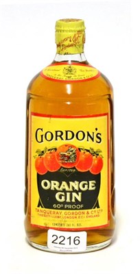 Lot 2216 - Gordon's Orange Gin Spring Cap Circa 1960's, 26 2/3fl ozs, 60 proof