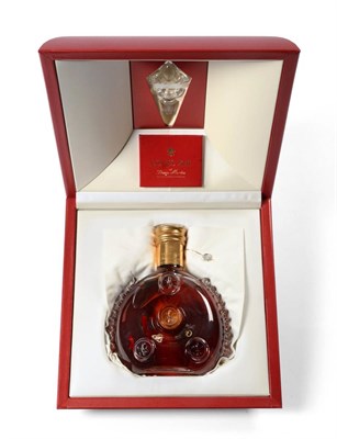 Lot 2218 - Remy Martin Louis XIII Grande Champagne Cognac, in a Baccarat crystal decanter with original...