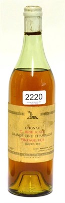 Lot 2220 - T HINE & Co Grande Fine Champagne Cognac 1938, bottled by David Sandeman & Son, Ltd, no...