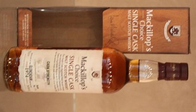 Lot 2265 - Glencadam 1974 Mackillop's Choice, bottled 2001, cask 10, bottle 179, 70cl, 59.9%, in original...