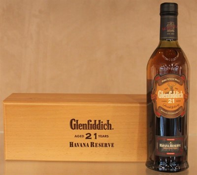 Lot 2267 - Glenfiddich 21 Year Old Havana Reserve Cuban Rum Finish, no spirit strength or capacity stated,...