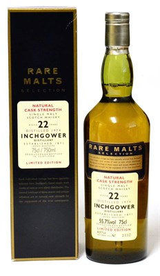 Lot 2272 - Inchgower 22 Year Old 1974 Rare Malts Selection, bottled 1997, bottle number 2332, 75cl, 55.7%,...