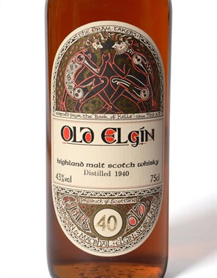 Lot 2280 - Old Elgin 'Highland Malt Scotch Whisky' Distilled 1940, bottled by Gordon & Macphail (presumably in
