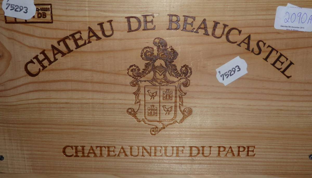 Lot 2090 - Chateau de Beaucastel Chateauneuf du Pape 2004 (x3); Chateau de Beaucastel Chateauneuf du Pape...