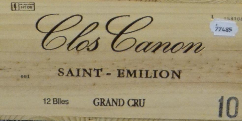 Lot 2014 - Chateau Canon Coix Canon 2010, Saint-Emilion Grand Cru, owc (twelve bottles) **subject to VAT