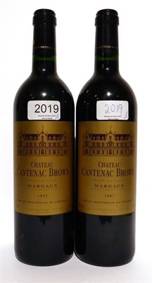 Lot 2019 - Chateau Cantenac-Brown 1997, Margaux (x2) (two bottles) U: into neck