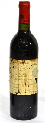 Lot 2020 - Chateau Cheval Blanc 1979, Saint-Emilion Grand Cru (x2) (two bottles) U: into neck, torn and...