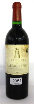Lot 2051 - Chateau Latour 1983, Pauillac U: into neck, bin soiled label
