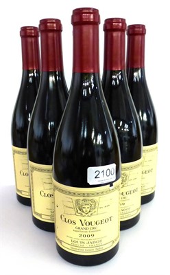 Lot 2100 - Louis Jadot Clos de Vougeot Grand Cru 2009 (x6) (six bottles)