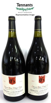 Lot 2102 - Domaine la Guintrandy Cotes du Rhone Villages Visan 2013, magnum (x6) (six magnums)