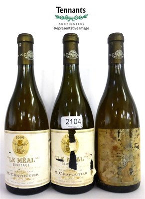 Lot 2104 - M. Chapoutier Ermitage Le Meal 1999 (x8) (eight bottles) U: less than 1cm, some very bin soiled and