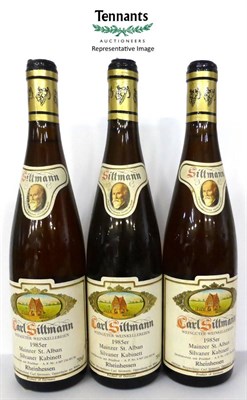 Lot 2123 - Mainzer St Alban Kabinett 1985, Carl Sittmann (x10); Burg Layer Schlosskapelle Kabinett 1985,...