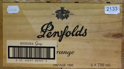 Lot 2133 - Penfolds Grange Bin 95 1995, half case, owc (x6)