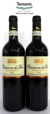 Lot 2143 - Casanova di Neri Brunello di Montalcino DOCG 2010, Tuscany, Italy (x6) (six bottles)