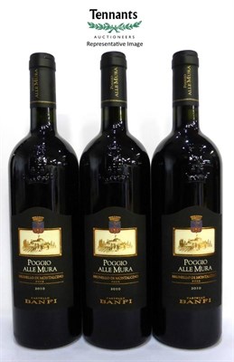 Lot 2147 - Castello Banfi Poggio alle Mura 2010, Brunello di Montalcino DOCG, Italy, half case, oc (six...