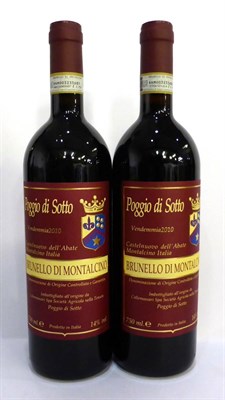 Lot 2156 - Fattoria Poggio di Sotto Brunello di Montalcino DOCG 2010, Tuscany, Italy (x6) (six bottles)