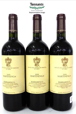 Lot 2179 - Tenute Cisa Asinari Marchesi di Gresy Martinenga 2008, Barbaresco DOCG, Italy (x3) (three...