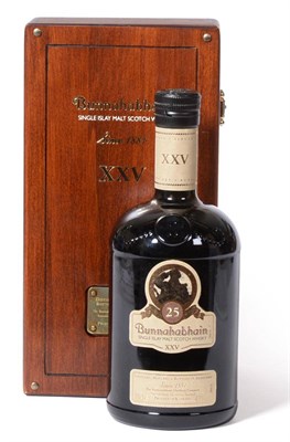 Lot 2225 - Bunnahabhain 25 Year Old (XXV), 70cl, 43%, in original presentation case with booklet