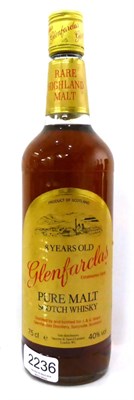 Lot 2236 - Glenfarclas 8 Year Old Pure Malt - Old Style Gold and Red Label, 75cl, 40% U: slight damp damage to