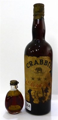 Lot 2244 - John Crabbie & Co Ltd Three Star Old Scotch Whisky, early 20th century, no capacity or volume...