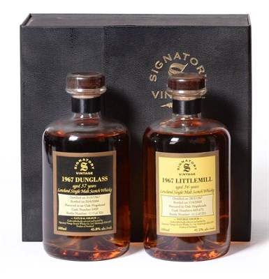 Lot 2266 - Signatory Vintage Rare Reserve Set Comprising: Littlemill 1967 36 Year Old, distilled 1967, bottled