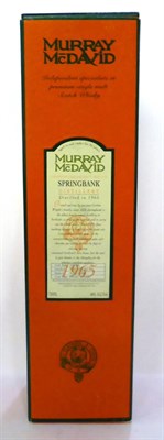 Lot 2267 - Springbank 35 Year Old 1965 Murray McDavid, bottled 2000, sherry cask, 750ml, 46%, in original...