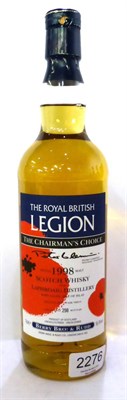 Lot 2276 - The Royal British Legion Chairman's Choice Laphroaig 1998, bottled 2000, cask No. 700219,...