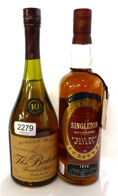 Lot 2279 - The Singleton 1976, 75cl, 40%, with swing tag; The Balvenie 10 Year Old Founders Reserve - Old...