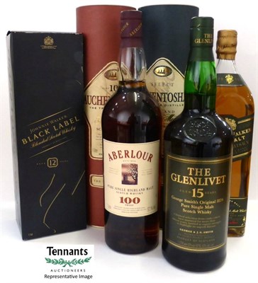 Lot 2295 - A Mixed Parcel of Single Malt Whisky Litres Comprising: Auchentoshan 10 Year Old; Auchentoshan...