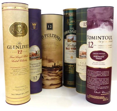 Lot 2298 - A Mixed Parcel of Whisky Comprising: Old Pulteney 12 Year Old; Glen Garioch - The National...