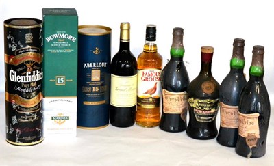 Lot 2300 - A Mixed Parcel of Whisky Comprising: The Famous Grouse; Glenfiddich; Bowmore 15 Year Old...