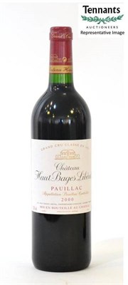 Lot 2050 - Chateau Haut Bages Liberal 2000, Pauillac (x6) (six bottles)