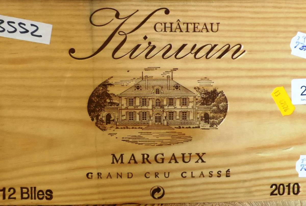 Lot 2055 - Chateau Kirwan 2010, Margaux, owc (twelve bottles)